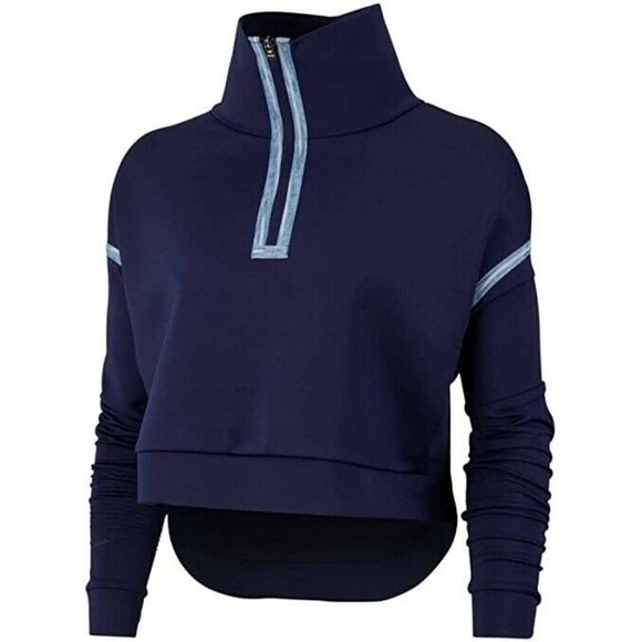 Nike Tech Pack Cropped Pullover Blue Size Small - Picture 3 of 7